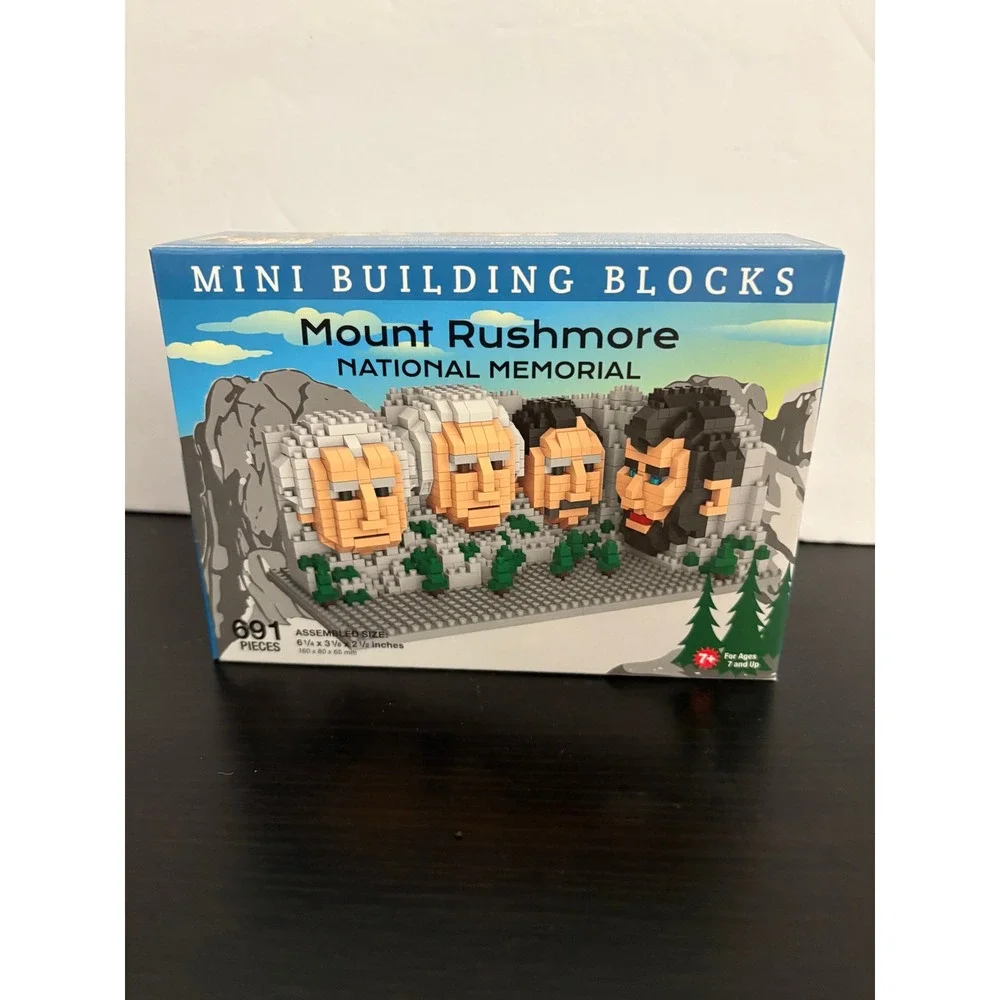 Impact Photographics Mount Rushmore Mini Building Blocks 691pc Micro Set New
